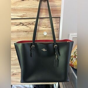 Coach Mollie Black Tote Bag